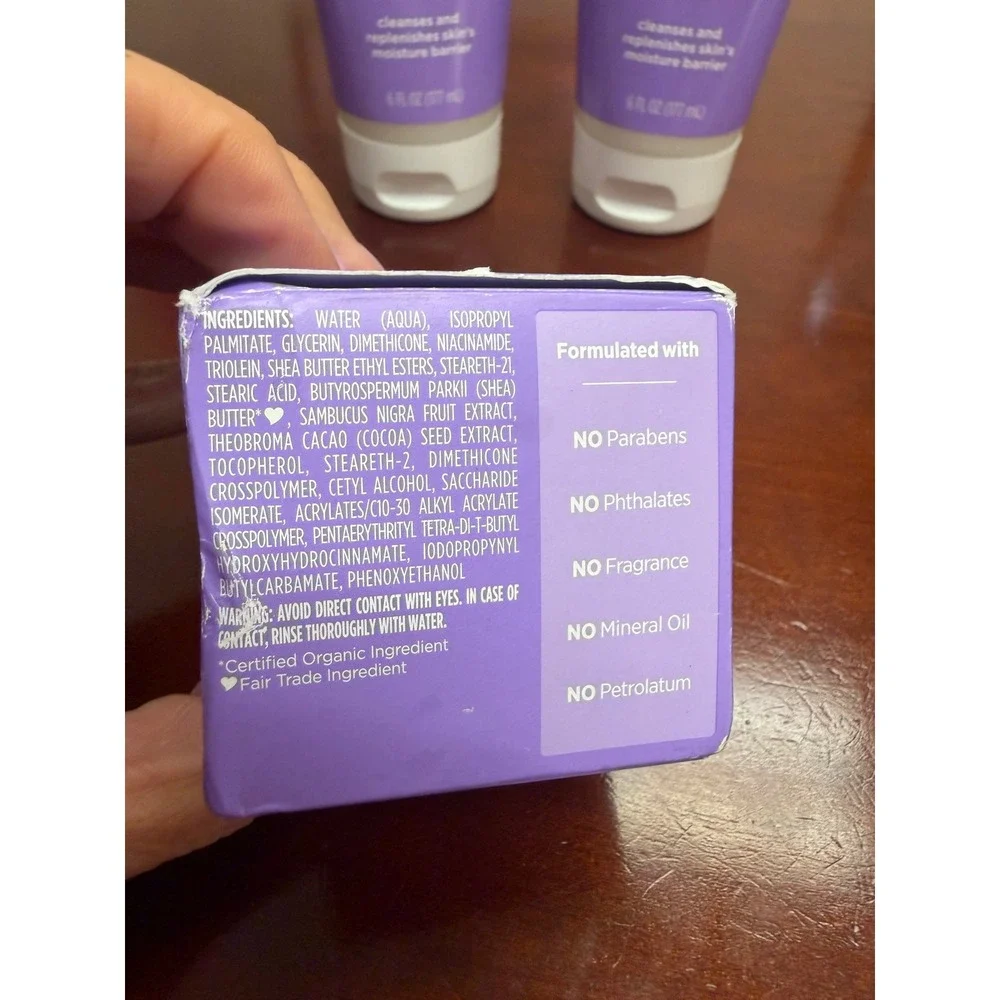 SheaMoisture Melanin Care Nourished & Radiant Cleanser and Night Cream Set 3pc